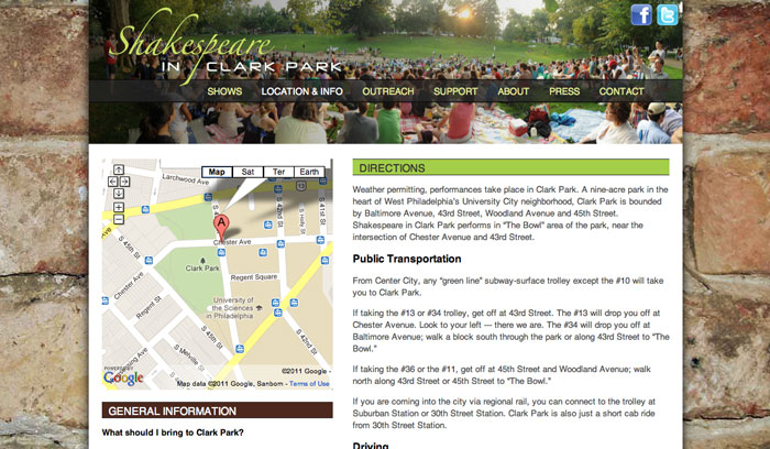 Shakespeare in Clark Park