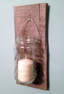 Mason Jar Wall Sconce