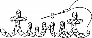 Twist logo - black and white