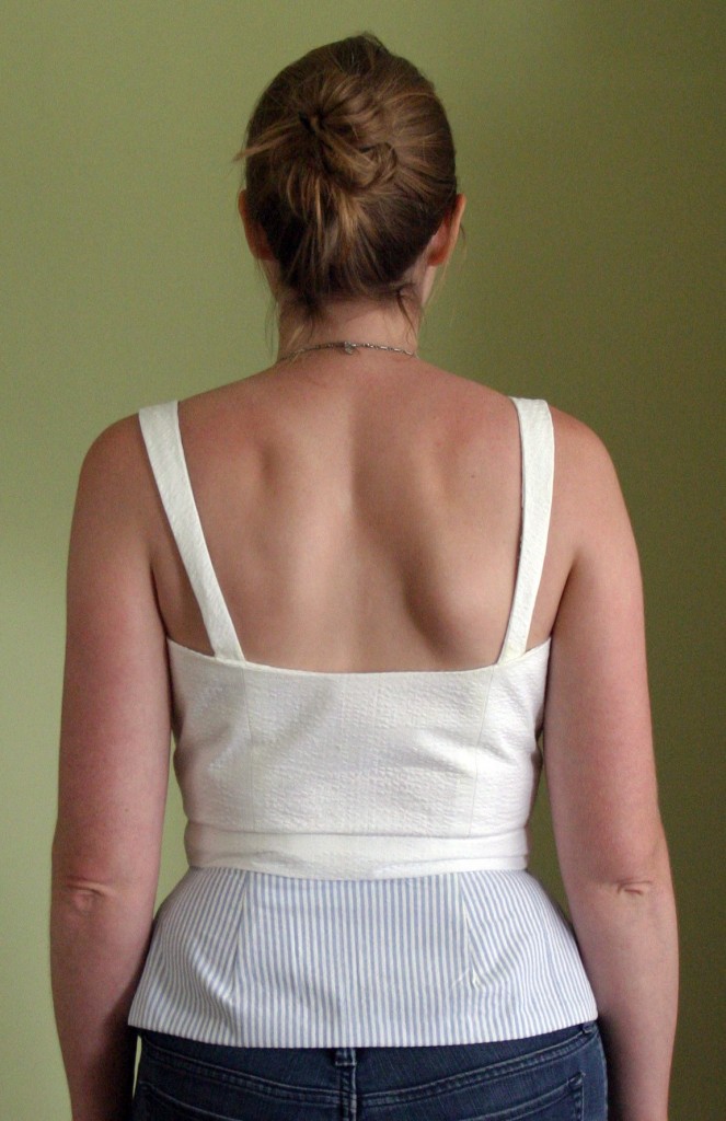 Sleeveless shirt - back